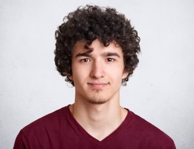 Realistic AI face swap before and after comparison